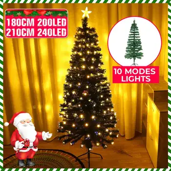 

1.8M/2.1M 240Leds 10modes Light Christmas Tree Fairy Decoration Sweet Christmas Tress with Stand Party Decoration