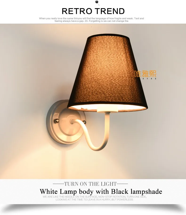 XC-6026 fabric lampshade wall lamp (18)_A