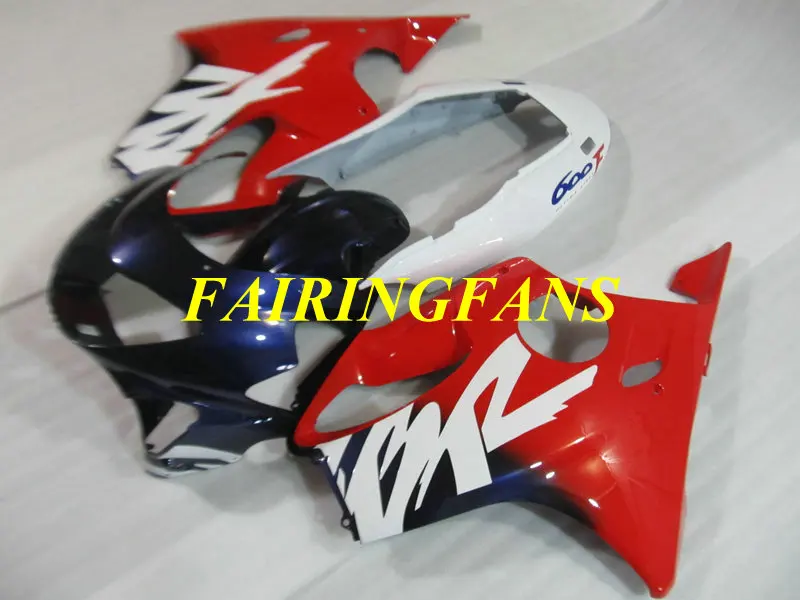 Мотоциклетный вставной обтекатель комплект для HONDA CBR600F4 99 00 CBR600 F4 1999 2000 CBR 600F4 красный синий Обтекатели на кузов+ подарки HU14