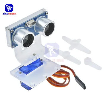 

HC-SR04 Distance Sensor Module SG90 Micro Servo for Arduino RC 250 450 Helicopter Airplane Car Special Promotions with Holder