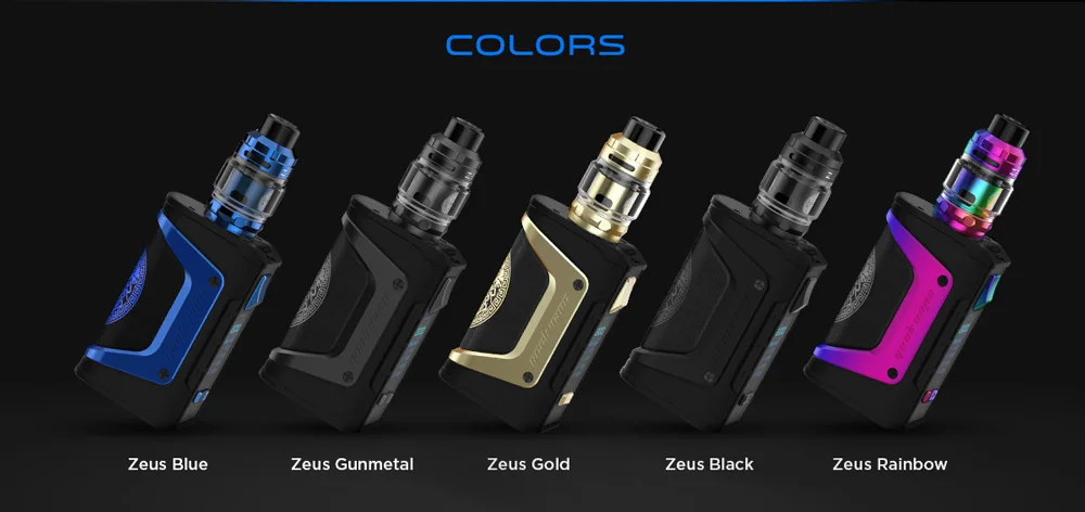 Zeus subohm Танк Geekvape Zeus sub Ом бак 2 мл/5 мл распылитель сетка катушки и Предварительно Построенная катушка 810 капельного наконечника против zeus x fit