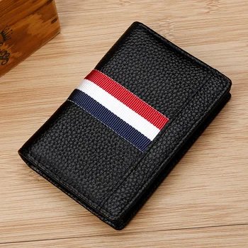 

Genuine Leather Luxury Brand Designer Business Card Holder Card Name Cards Anti-theft Anti Rfid Card Holder Cardholder