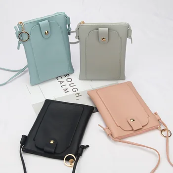 

Women PU Leather Shoulder Bag Mini Mobile Phone Bag Card Coin Holder Purse Handbag Best Sale-WT