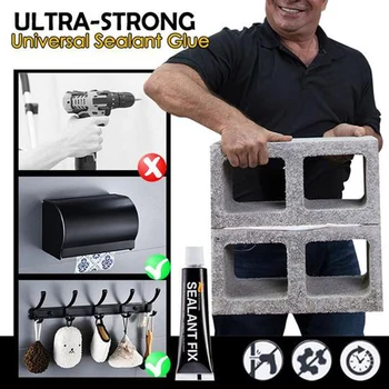 

1/2/5pcs Ultra-Strong Universal Sealant Glue Super Strong Adhesive And Fast Drying Glue Free shipping
