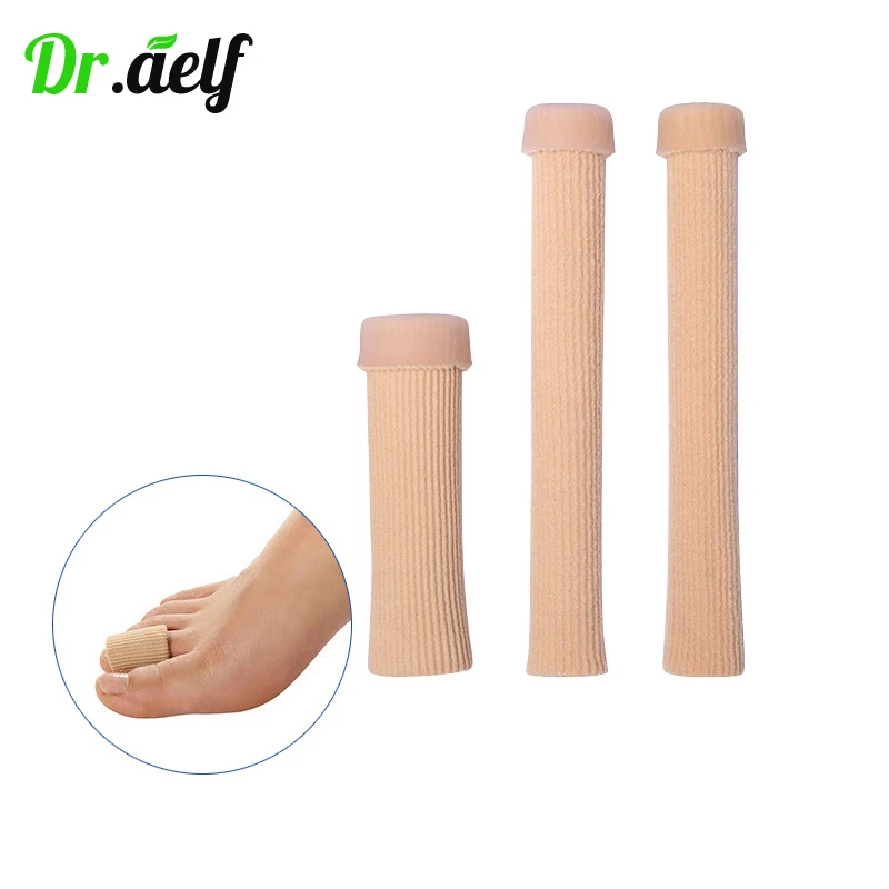 1PCS Silicone Gel Finger Toe Protector Caps Separator Corrector Tube Cover Sleeves for Pain Relief Blister Guard Foot Care Tools