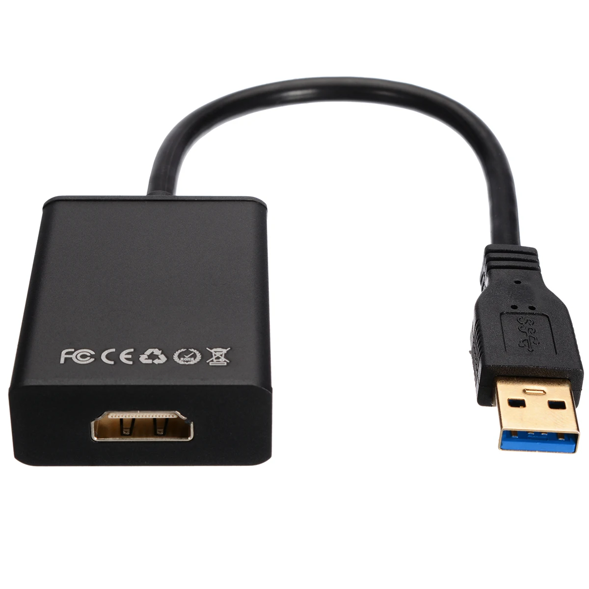Onsale 1 шт. USB к HDMI адаптер Черный Металлический корпус USB 3,0 к HDMI HD 1080P видео кабель адаптеры конвертер для ноутбука HD ТВ