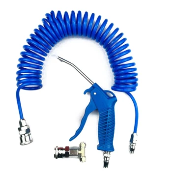 

Air Blowing Tool W/ Recoil Hose T-Shaped Connector Car Mechanics Garages Builder