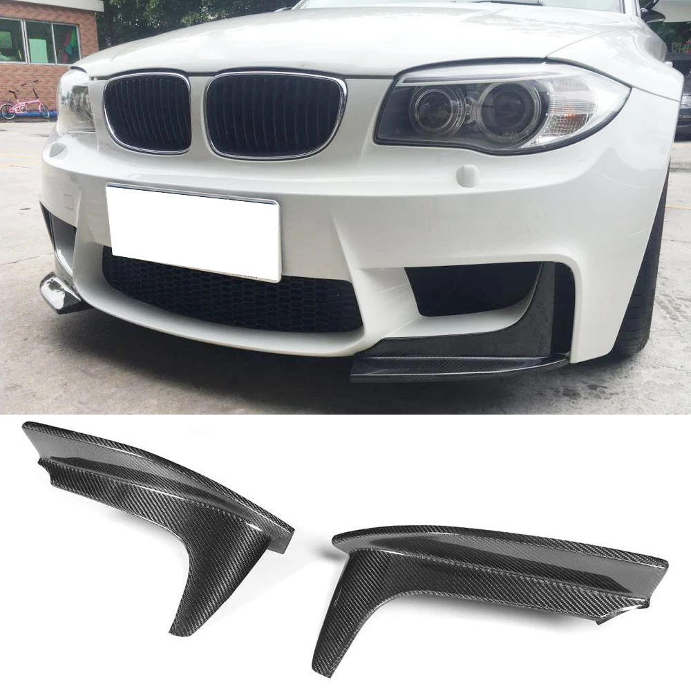 Передние бамперы разветвители фартуки крылья Cupwings Winglets для BMW 1 серии E82 м купе 2