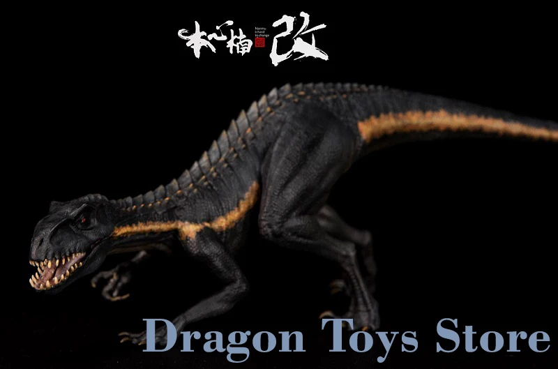Nanmu 1:35 Berserker Raptor динозавр индораптор с маленькой фигурой человека подвижная