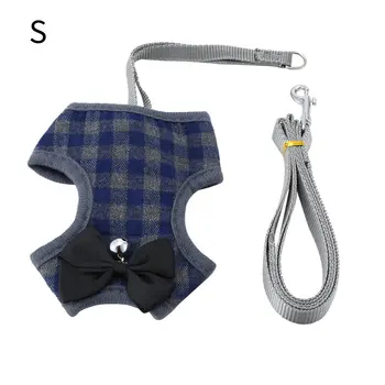 

Dog Traction Rope With Bells Mesh Evening Dress Back Type Bichon Teddy Small Dog Chest Harness And Dog Leash