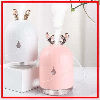 

Cute Ultrasonic Electric USB Deer Air Humidifier 220ML Pet Aroma Essential Oil Diffuser Cool Mist Maker Fogger With Light