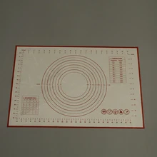 Бытовые антипригарные термостойкие со шкалой стекловолокна силиконовые коврики для выпечки инструмент для выпечки Кухонные аксессуары/