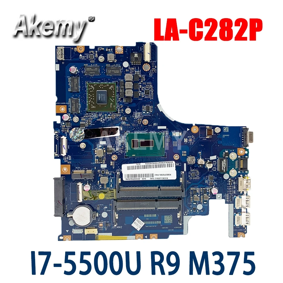 AIWZ0/Z1 LA-C282P материнская плата для For Lenovo Z51-70 Y50C XIAOXIN V4000 ноутбука CPU i7 5500U R9 M375 100%