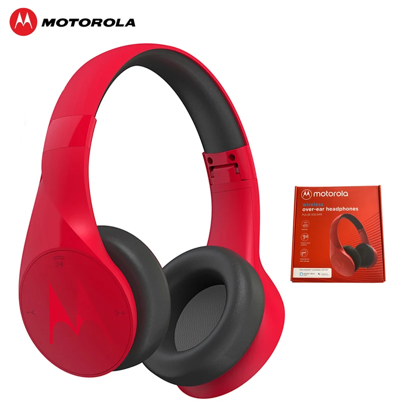 Motorola Pulse Escape Wireless Headphones With Bluetooth 4 1 Noise Reduction Foldable Design Earphone For Ios Andriod Smartphone Bluetooth Earphones Headphones Aliexpress