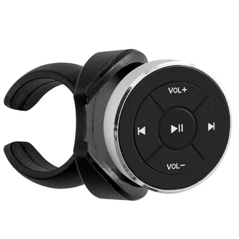 

Bluetooth Car Button Music Volume Remote Control Steering Wheel for Android IOS Phones PR Sale
