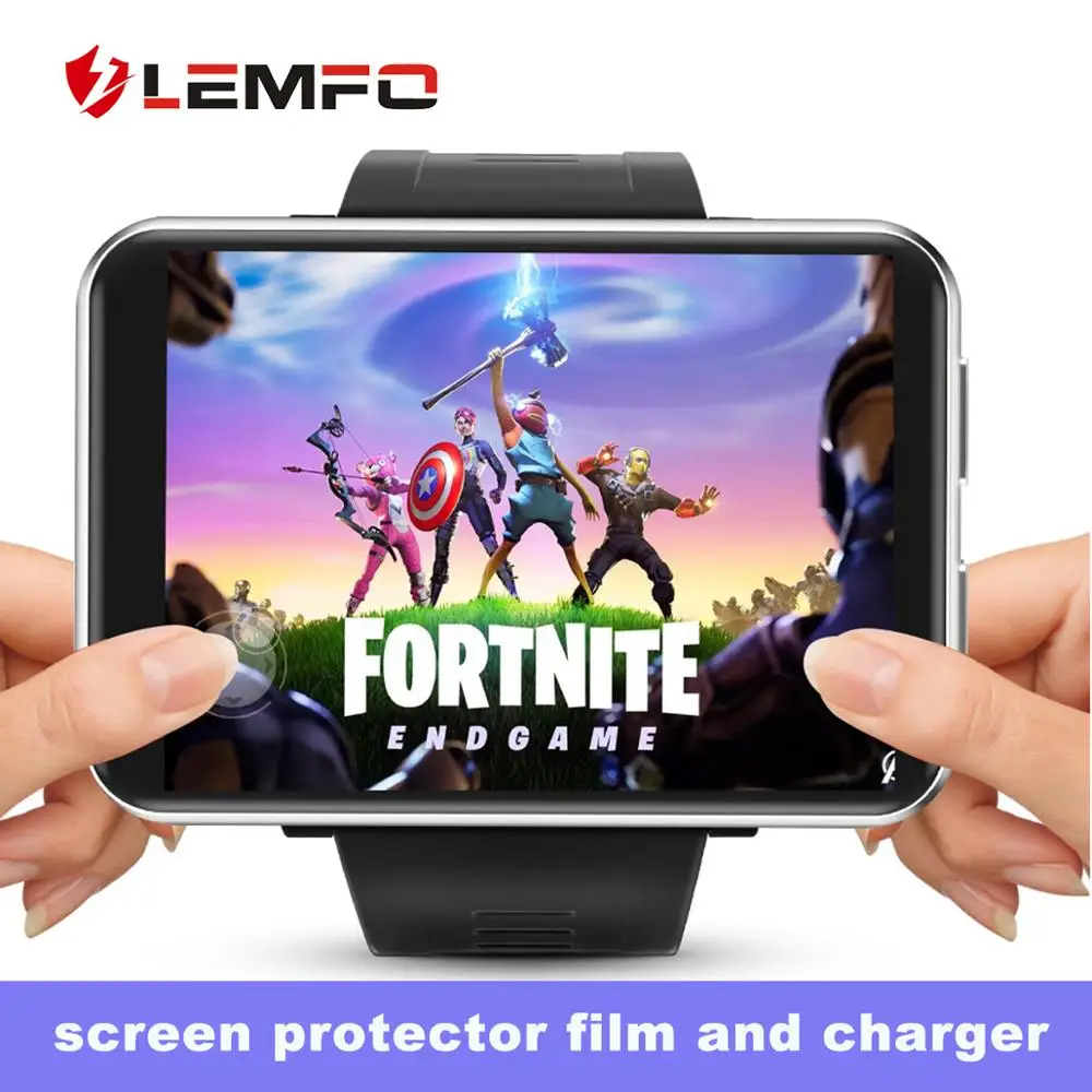

LEMFO LEMT Smart Watch Accessories Charging Cable Screen Protector Leather Strap Replacement Screen for LEM T