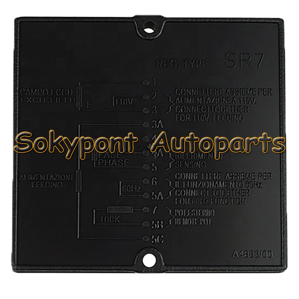 SR7 AVR Automatic Voltage Regulator Stabilizer for diesel generator set alternator part lower shipping cost 1pc