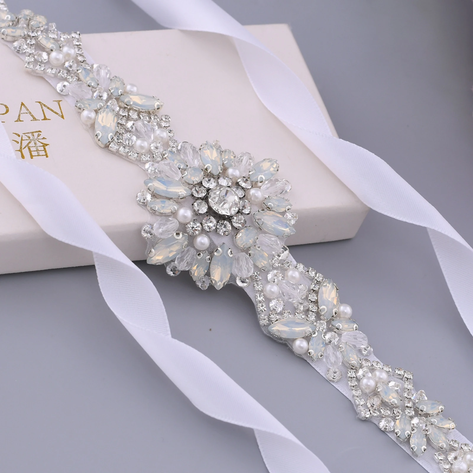 Cinturón de novia de ópalo para vestidos, cinturón de cuentas de cristal mujer, vestido de faja dama de cinturones formales de fiesta, accesorios de boda|Cinturones de novia| - AliExpress