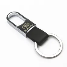 1 шт. брелок металлический кожаный брелок автомобильный держатель для Subaru forester 2009 impreza outback legacy xv