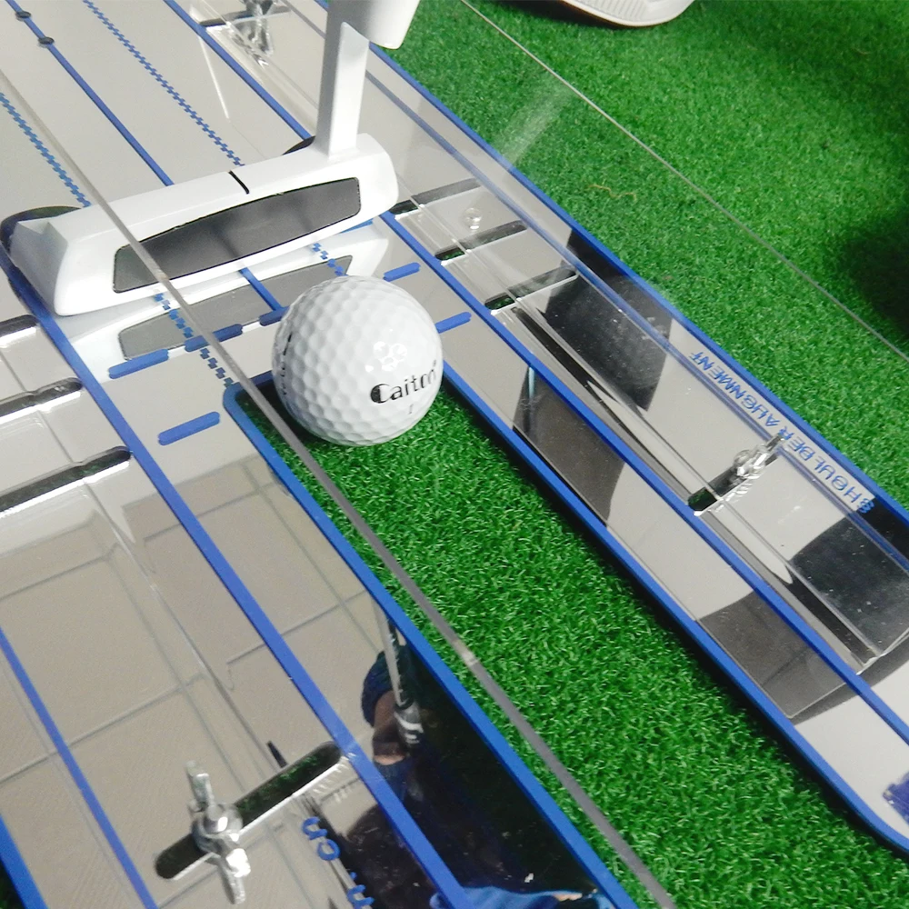 

Hot New Golf Putting Mirror Alignment Golf Swing Trainer Line Practice Putting Mirror Alignment Golf Training Aid Accessories