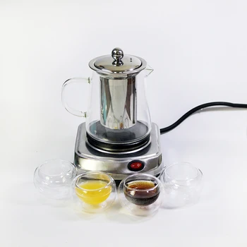 

220V 500W Multifunctional Mini Electric Stove Cooking Hot Plate Coffee Heater Coffee Tea Heater Home Appliance Coffee Maker EU P