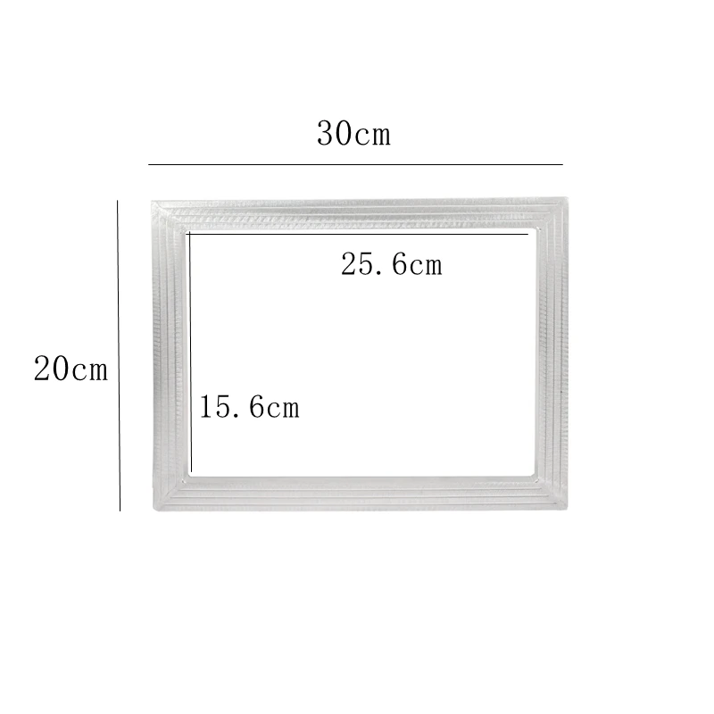 20x30 см 30x40 см трафаретная печать Алюминиевая Рамка DIY шелкография рамка - Цвет: 20x30cm