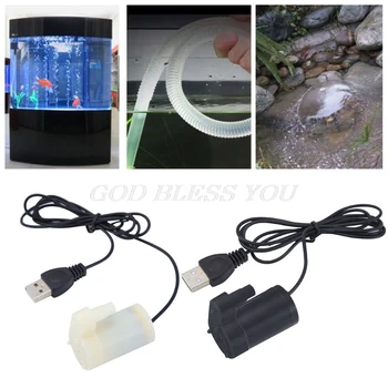 

Micro Submersible Water Pump Fish Tanks Aquarium Usb Powered DC 5V 2-3L/min Charger Mini Motor Water-pump Accessories