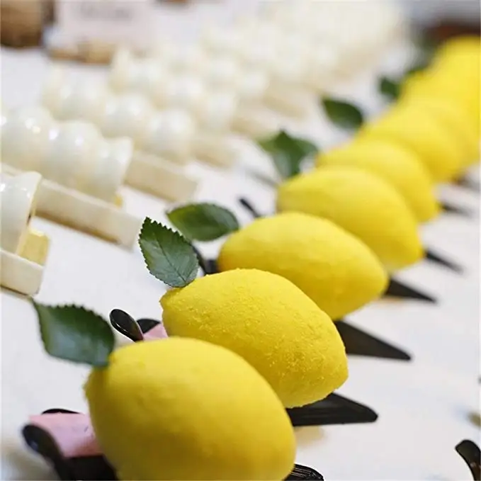 Лимонные Фрукты Силиконовые формы 3D пирожные формы для торта Формы для Мусса выпечка десерт торт инструменты для украшения