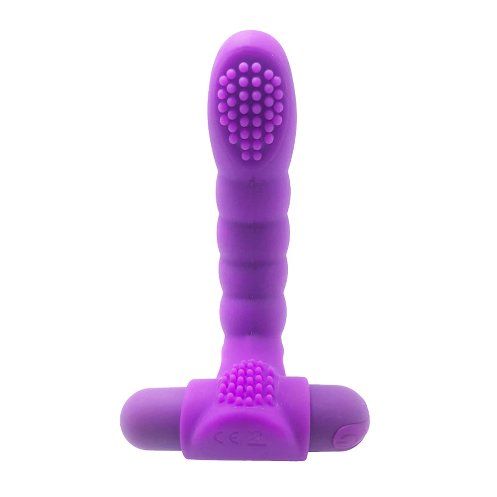 Oplaadbare vinger-USB-mouwvibrator, seksspeeltje voor vrouwen, G-spot, clitorisstimulatieborstel, vingervibrator_voghion.com