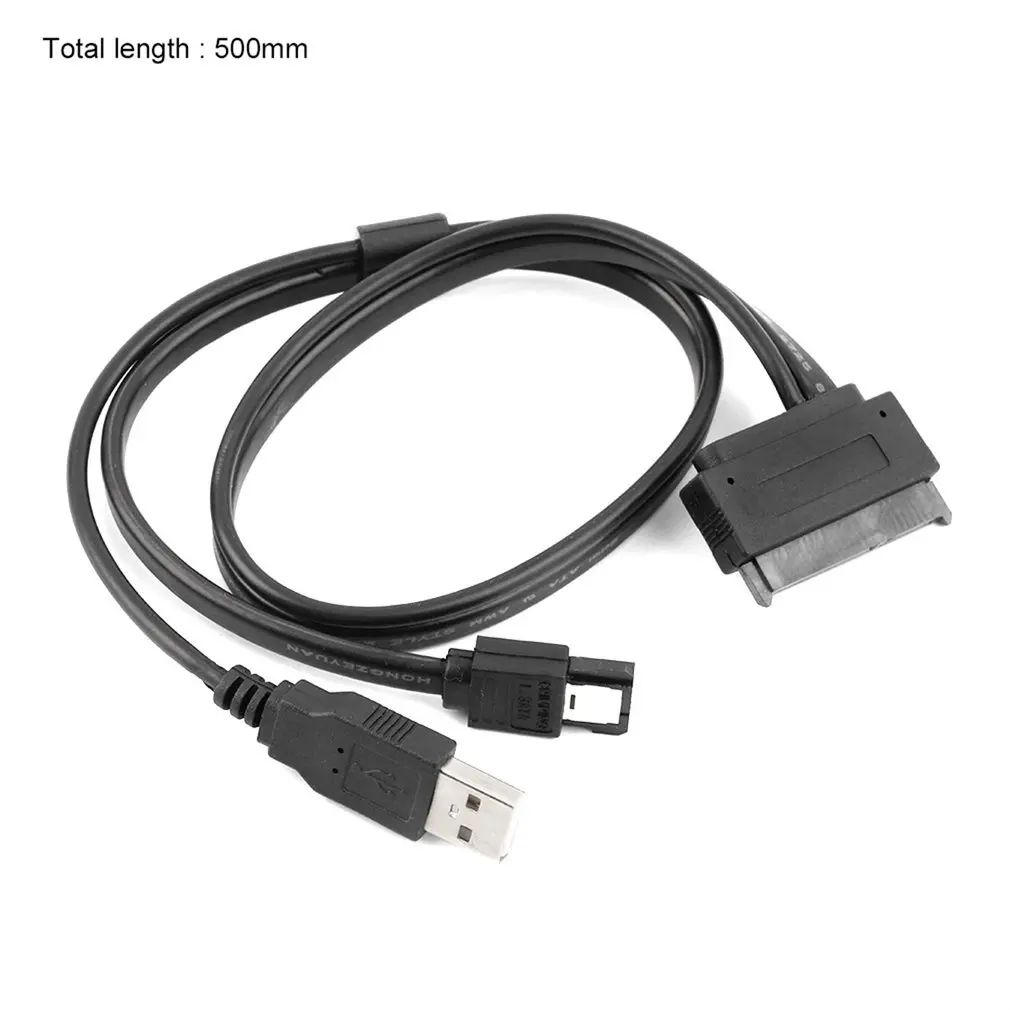 2,5 дюймовый жесткий диск SATA 22Pin для eSATA данных+ кабель с питанием от USB Черный высокоскоростной передачи дропшиппинг