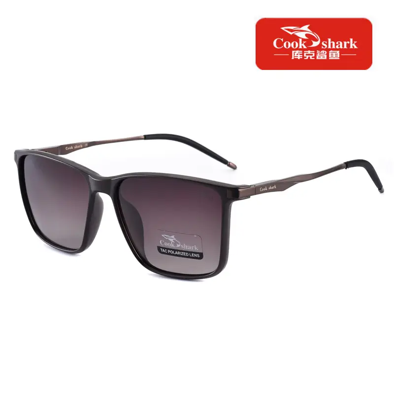 Cook Shark polarized sunglasses men's sunglasses women's UV protection driving special color-changing glasses trend personality - Image 9