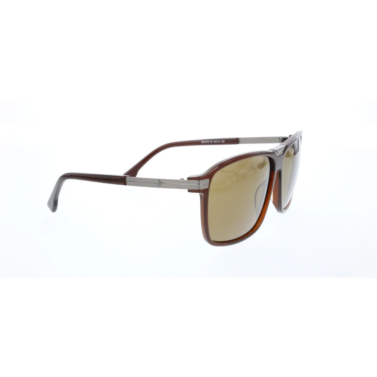 

Men's sunglasses mu 1910 04 bone Brown organic rectangle rectangular 63-13-135 mustang
