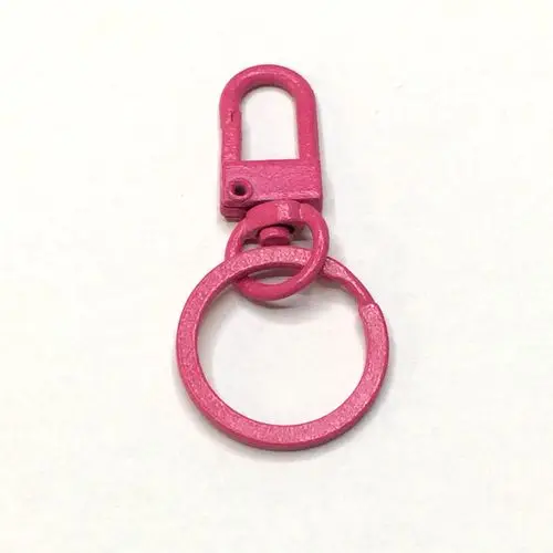 5Pcs/ Colorful Metal Key Openable Unisex Keyring Keychain Keyfob DIY Jewelry Accessories - Цвет: 8