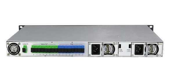 

CATV EDFA optical fiber Amplifier 1310/1490/1550 WDM 1550nm 1U/ 80W 8port*17dbm sc/apc,sc/upc High power optical fiber Amplifier