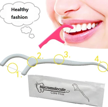 

5 PCs Japanese Line Partial Dental Floss Rod Dental Flosser M820-5PC