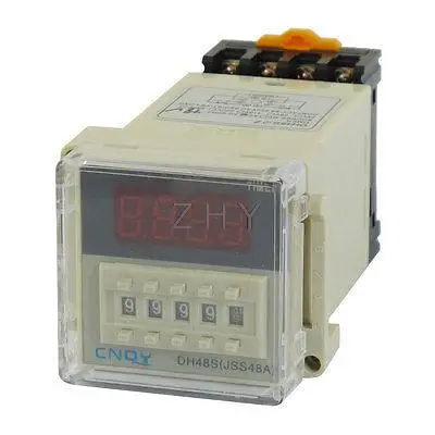 

DH48S-2Z Power on Time Delay Relay 8-Pin DPDT 0.01S-9999H AC 48V w Socket