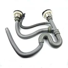 8110 Нержавеющая сталь двойной бак для воды Сливочная корзина Чистка напрямую от производителя раковина канализация набор