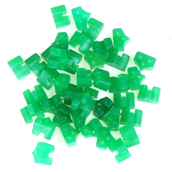 

40pcs/bag Silicone Dental Wedges Rubber TOR VM Delta Ring Tine Dental Silicone Add On Wedges Rubber Delta Ring Tine