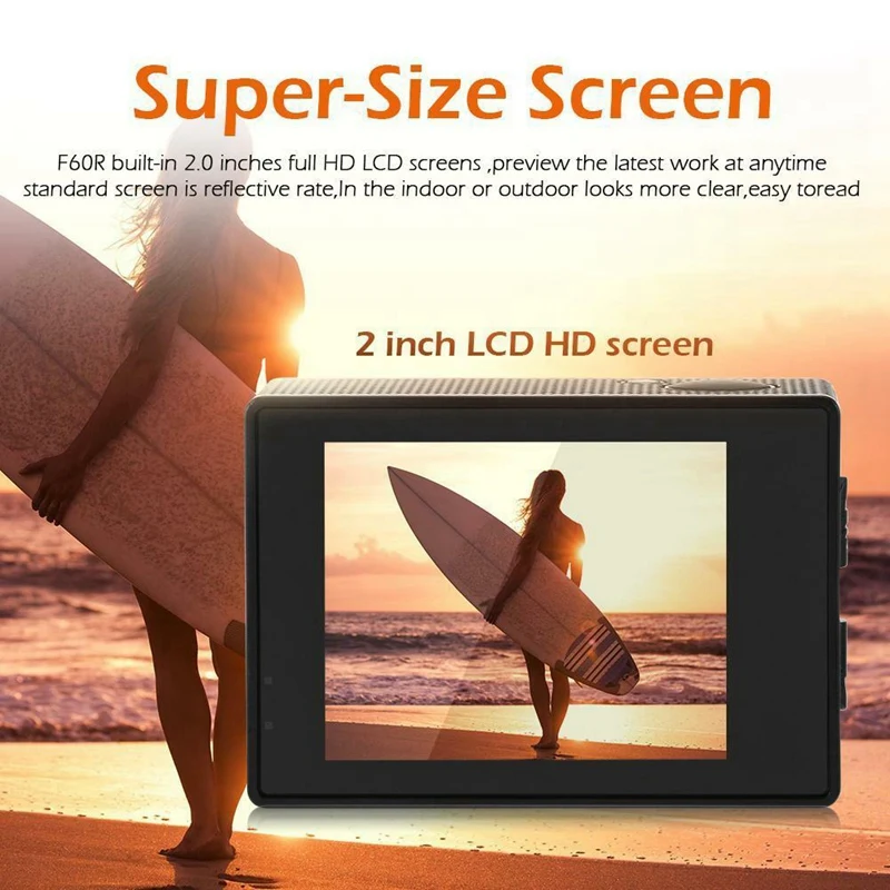 4K Wifi Экшн камера 1080P Hd 16Mp шлем водонепроницаемый Dv дистанционное управление Спорт