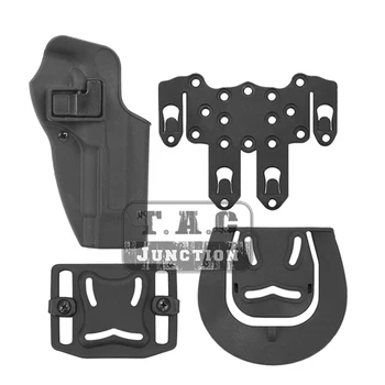 

Tactical CQC Serpa Pistol Holster Quick Right Hand Paddle Belt Loop Case w/ STRIKE MOLLE Platform For Beretta 92 96 M9 M92