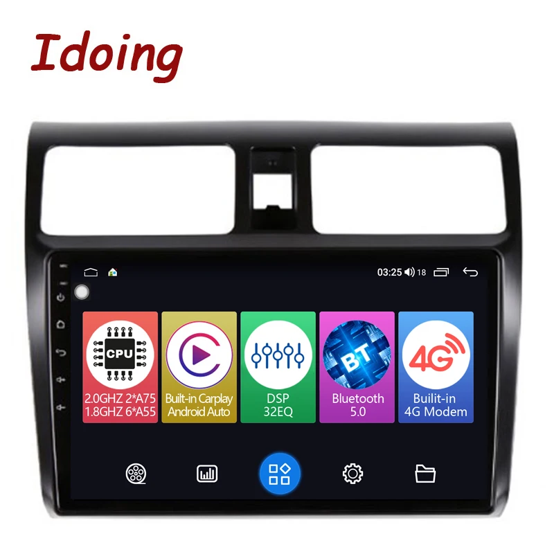Idoing 10 2 &quotAndroid автомобильный Радио мультимедийный плеер для Suzuki Swift 3 2008-2015