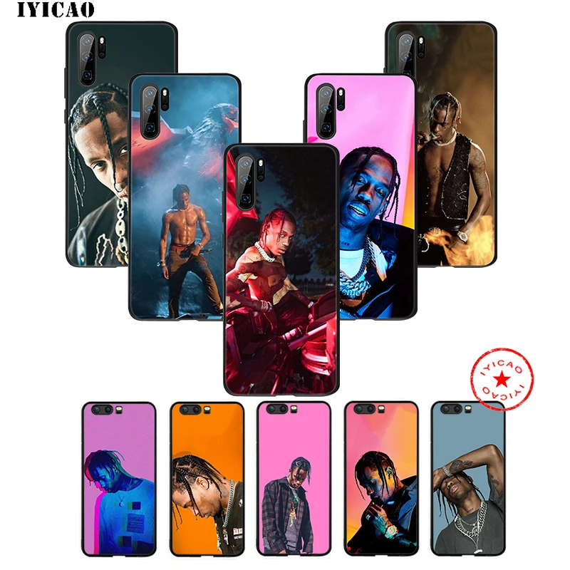 Мягкий чехол IYICAO Travis Scott для Huawei P30 P20 P10 P9 P8 2017 2016 2015 P Smart Z Plus 2019 Mate 20 10 Lite Pro Mini |