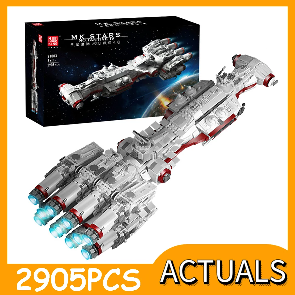 

Mould King MOC 13108 Star Toys Wars The Tantive IV Rebel Blockade Runner Model Building Blocks Bricks Toys Kids Christmas Gifts