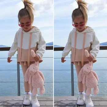

Toddler Baby Girl Winter Clothes Hooded Tops Long Pants Tracksuit Outfits Set Spring Autumn Clothing