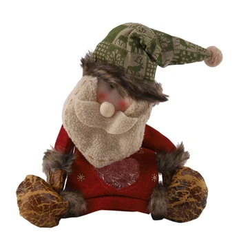 

Christmas Apple Bag Candy Bag with Clear Window Holiday Decorative Storage Container Box Gift Holder Xmas Ornament Sacks A