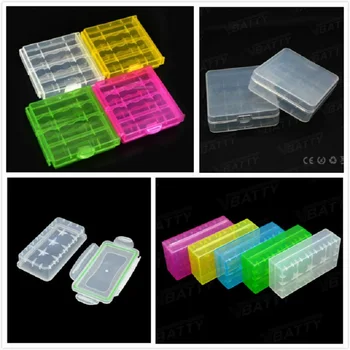 

Plastic 18650 Battery Storage Case for 18650 2/4slots 18650 Silicone Case 21700 20700 battery Box AAA to AA case Very cheap