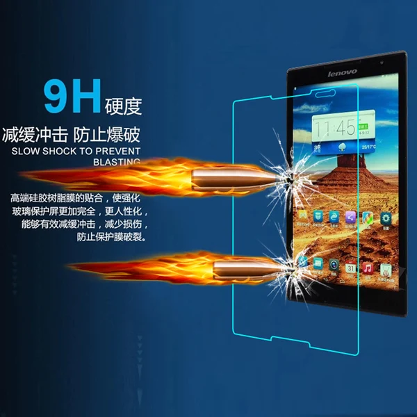Tablet Tempered Glass Screen Protector Cover For Lenovo Tab S8-50 8.0” 