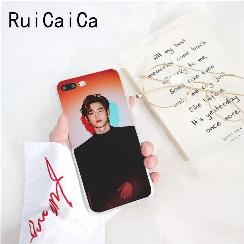 Ruicaica KPOP SEHUN CHANYEOL EXO мягкий чехол для телефона iPhone X XS MAX 6 6s 7 7plus 8 8Plus 5 5S SE XR 10 - Цвет: A13