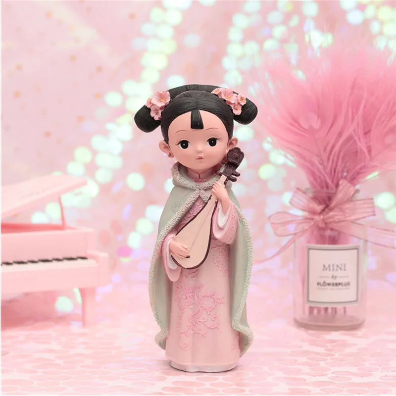 Новые милые Мультяшные фигурки для девочек, игрушки, китайская принцесса, куклы, коллекция для детей, для девочек, подарок на день рождения, Рождество, домашний декор - Цвет: small