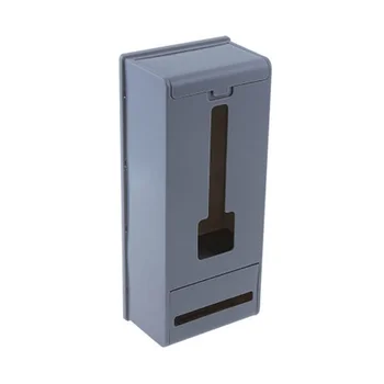 

Practical Garbage Bag Storage Box Durable Plastic Storage Box Solid Color Wall-mounted Storage Box